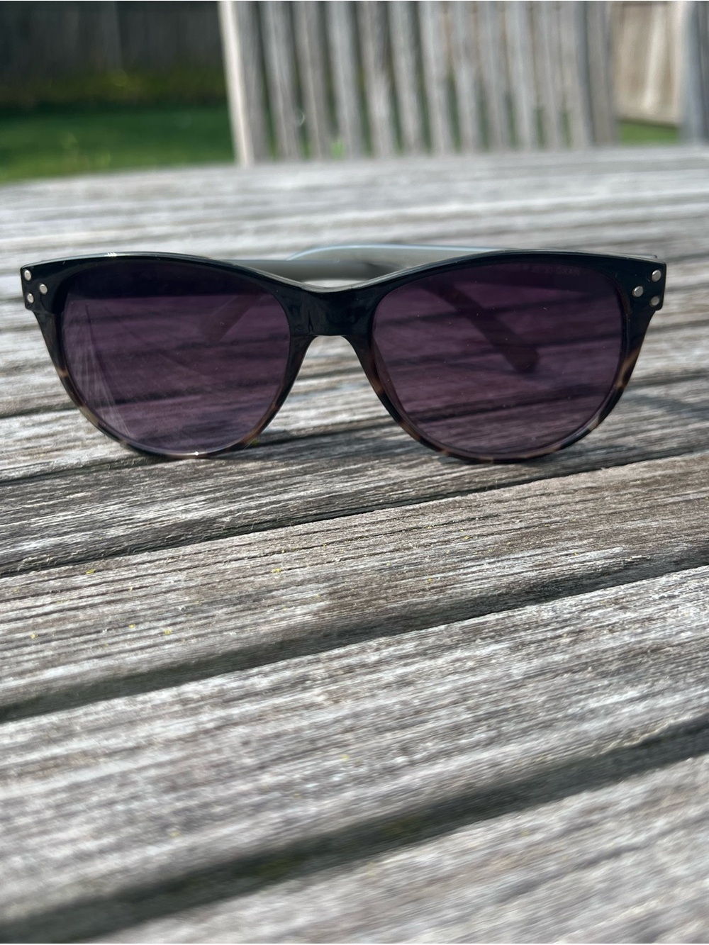 Jessica Simpson Classic Black Cat-Eye Women's Sunglasses